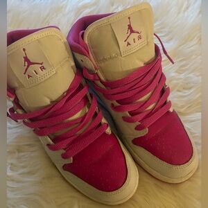 Nike Jordan Mid Hot Pink sneakers 5.5Y
